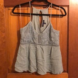 Kendall & Kylie Light Teal Tank